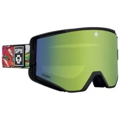 Masque De Ski Spy Ace Cosmic Attack Multi Happy Low Light Yellow With Green Spectra