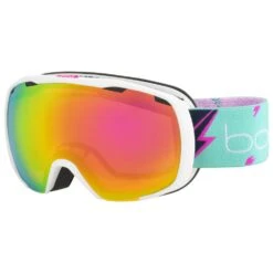 Masque De Ski Bolle Royal Matte White Flash Rose Gold