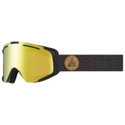 Masque De Ski Cairn Genesis Mat Black Gold Clx 3000 Ium