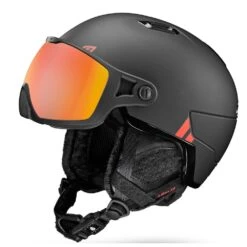 Casque Visière Julbo Globe Reactiv Noir Rouge