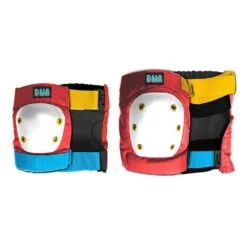 Genouillère Et Coudière Dna Pastel Knee Elbow Kids Red