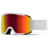 Masque De Ski Smith Forum White Vapor Red Sol-X Mirror