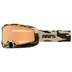 100% Masque De Ski 100 % Okan Camo Hiper Copper ML Mirror