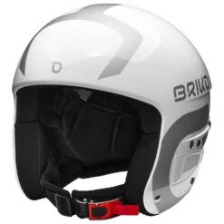 Casque Briko Vulcano Fis 6.8 Epp Shiny White Silver