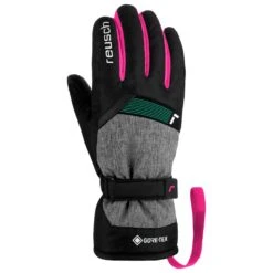Gant Reusch Flash Gore-Tex Junior Black Black Melange Pink Glo