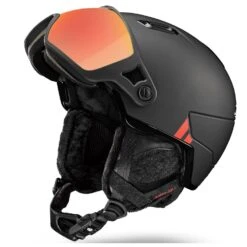 Casque Visière Julbo Globe Reactiv Noir Rouge -Montagne Équipe 497b9dfde907551d40a8d0053ea9e131ed4b2da9 H21JULBACC0172690 3