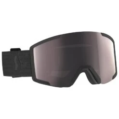 Masque De Ski Scott Shield Black Enhancer Silver Chrome