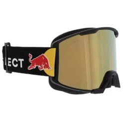 Masque De Ski Red Bull Spect Solo Matt Black Brown Gold Mirror Snow