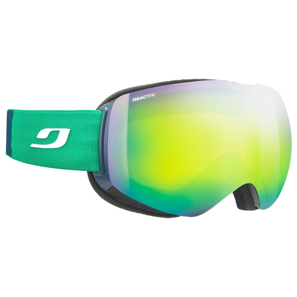 Masque De Ski Julbo Shadow Bleu Vert Reactiv All Around Glare Control 2-3 3 Masque De Ski Julbo Shadow Bleu Vert Reactiv All Around Glare Control 2-3