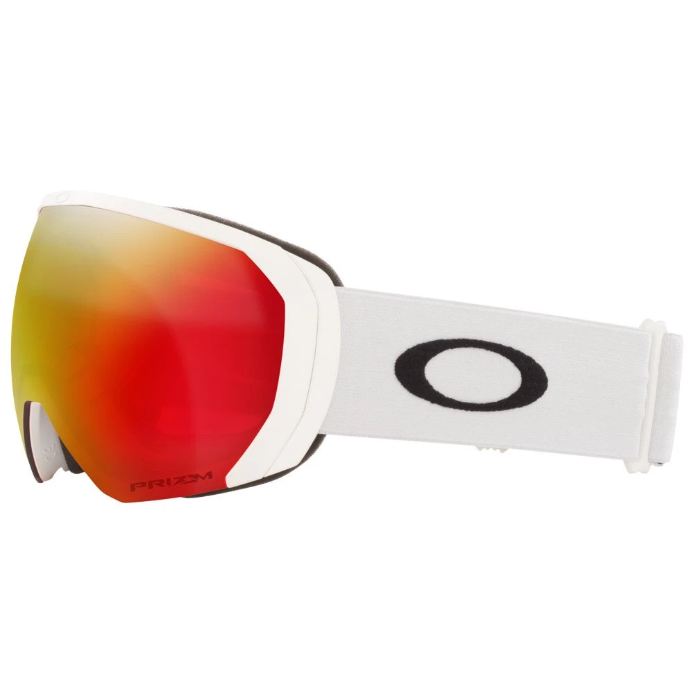 Masque De Ski Oakley Flight Path L Matte White Prizm Torch Iridium 5 Masque De Ski Oakley Flight Path L Matte White Prizm Torch Iridium – Image 3