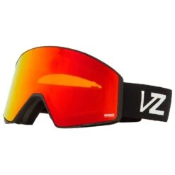 Masque De Ski Von Zipper Capsule Black Satin Widlife Fire Chrome + Yellow