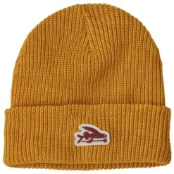 Bonnet Patagonia Kid's Logo Beanie Flying Fish Felt Patch: Cabin