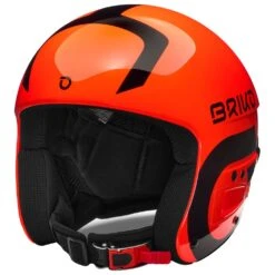 Casque Briko Vulcano Fis 6.8 Epp Shiny Orange Black