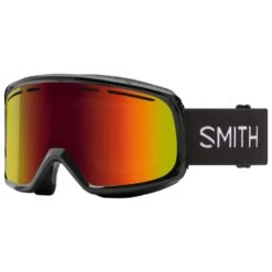 Masque De Ski Smith Range Black Red Sol-X Mirror