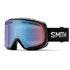 Masque De Ski Smith Range Black Blue Sensor Mirror