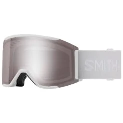 Masque De Ski Smith Squad Mag White Vapor Chromapop Sun Platinum Mirror + Chromapop Storm Rose Flash