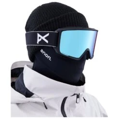 Masque De Ski Anon M3 MFI Black Perceive Variable Blue + Perceive Cloudy Pink -Montagne Équipe b24769c8a1aeec0b6db4b531fe5712bcbb950dea H18ANONACC1657391 ANON0601085 3