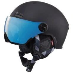 Casque Visière Cairn Eclipse Rescue Mat Black Blue Ium
