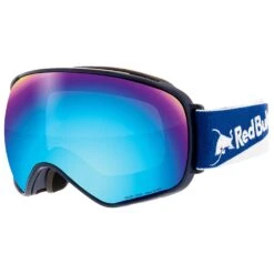 Masque De Ski Red Bull Spect Alley Oop White Matt Dark Blue Smoke Blue Mirror
